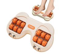 Double Foot Massage Roller, Manual Foot Massager Without Electricity for Reflexology, Portable Foot Reflexology Roller for Relaxation for Home, Office and Seniors, 36 x 17 x 15 cm