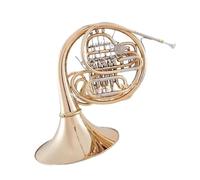 Double French Horn 4 Keys Bb Tune F Tune Double French Horn Brass Gold Colour Professional Musical Instrument With Case