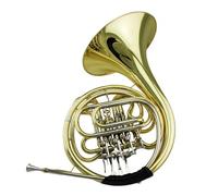 Double French Horn Adults Music Lover Gold Lacquer 4 Key Double French Horn