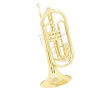 Double French Horn Beginner Marching Horn B Flat Three Key Adult Playing Wind Instrument