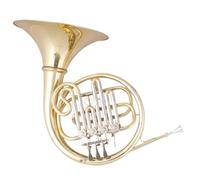 Double French Horn Four Key Split Single Row French Horn B Flat F Double Row Suitable For Beginners And Adults(A)