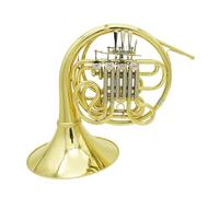 Double French Horn Four Key Split Single Row French Horn B Flat F Double Row Suitable For Beginners And Adults(B)