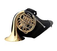 Double French Horn French Horn Double 4 Keys F Tuning Bb Tuning Brass Musical Instrument With Case