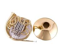 Double French Horn French Horn Four Key Single And Double Row F To B Flat Professional Performance Instrument(D)