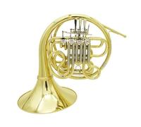 Double French Horn French Horn Instrument B Flat Tune Four Key Single Double Row Beginner Professional Examination Performance(B)