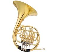 Double French Horn French Horn Three Four Keys Single And Double Row Bb F Tune Professional Brass Instrument(B)