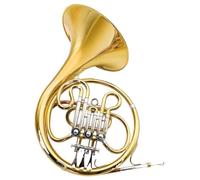 Double French Horn Horn Instrument B Flat Three Keys Four Keys Single Row Beginner Professional Performance Examination Band(A)