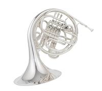 Double French Horn Music Lover French Horn Integral Double 4 Keys F Tuning Bb Tuning Silver With Accessories