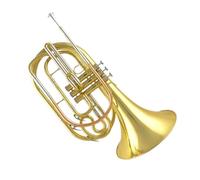 Double French Horn Music Lovers Marching French Horn B Flat Brass Material Performance Type