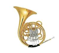 Double French Horn Performance Type Gold Lacquer F Bb Key Double French Horn
