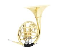 Double French Horn Professional 3 Keys Gold Plated French Horn Bb Split Double Row Musical Instrument