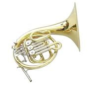 Double French Horn Professional Adults 3 Keys Small Bb French Horn Brass Body Gold Lacquer