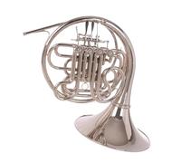 Double French Horn Professional French Horn Four Key B Tuning F Tuning Tone Nickel Plated Musical Instrument Easy To Play