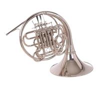 Double French Horn Professional French Horn Four Key B Tuning F Tuning Tone Nickel Plated Musical Instrument With Instrument Case