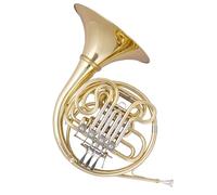 Double French Horn Single And Double Row Four Key French Horn Instrument B Flat To F Professional Performance(B double row)