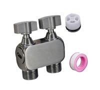 Double Function Brass Body Manual Sprayer Valves Systems with Interchangeable Nozzles for Bathroom and Household Use Handheld Bidet Sprayer for Toilet