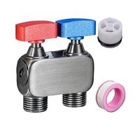 Double Function Brass Body Manual Sprayer Valves Systems with Interchangeable Nozzles for Bathroom and Household Use Handheld Bidet Sprayer for Toilet