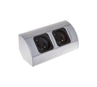 Double furniture socket with/u 16A IP20 OR-AE-1303/G