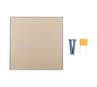 Double Gang Capacitive Touch Switch For Home And Office, High End Tempered Glass Faceplate, Electronic Start Prevents Sparking, Single Live Wire Installation, Gold Color 3-300w Load(gold)