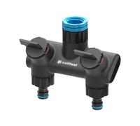 Double Garden Tap Splitter Water Distributor Hose Pipe G1/2 G3/4 G1 Flow Control