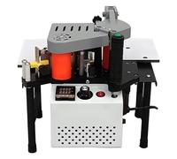Double Glue Woodworking Edge Banding Machine with Stepless Speed Regulation for Straight and Curved Lines