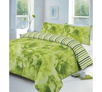 (Double, Green) Roses Duvet Cover Set Bedding Quilt Cover Bed Set