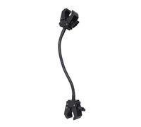 Double Grip Clip on Gooseneck Microphone Stand for Holding Microphones Handheld Fan and Other Small Electronics Double Clamp Pickup Stand