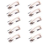 Double Grip Metal Hair Clip Press Hair Barrettes For Women Fashionable And Simple Hair Shaping Accessories Side Pin
