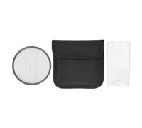 Double Half Moon Prism Special Effect Filter, Center Field Split Diopter Filter for SLR Cameras, Creates Dreamy Blur and Light Refraction Effects with MRC Coating for Portrait (82MM)
