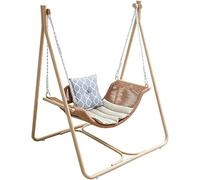 Double Hammock, Adjustable Reclining Seat for Indoor Relaxation, Perfect for Living Room or Patio - & Comfortable Hanging Chair