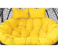 Double Hammock Swing Cushion - 150 x 109 cm - Waterproof - Comfortable Pad for 2-Seater Swing - Perfect for Garden Hammocks & Patio Furniture