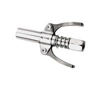 Double Handle Lock Release Grease Tips Ends Couplers, 10000 PSI Grease Coupler for Disc Harrows Excavators Harvesters Factories Seeders