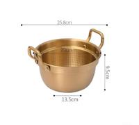 Double Handle Soup Pot 16cm for Instant Noodles(19cm) | for ideal for instant noodles, boiling soups, quick meals, 16cm compact size, portable weight