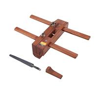 Double Handle Woodwork Rosewood Hand Plane Grooving Tool Smooth Trimming Plane for DIY Woodworking Projects Rosewood and Tool Steel Slide Plane with Sharp Blade