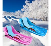 Double-Handled Children's Sledges, Frost-Resistant Wear Sledges, Two-Person Thickened Sledges, Sledges with Pull Ropes, Winter Plastic Sledges