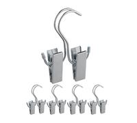 Double Hanger Boot Clips Set Rubberised Gentle Holder Clamp Hat Scarves Clothes