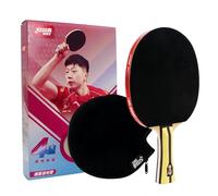Double Happiness DHS 4002 Ping Pong Paddles Professional Table Tennis Racket with Carrying Case - ITTF Approved Rubber for Tournament Play