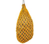 Double Hay Net For Horses - Metal Ring Net Bag With Strong Mesh Holes For Greedy Horses. Daisy Equestrian Horse Accessories Haynet For Haylage, Horse Treats & Soak Hay Bale (30 Inch, Orange)