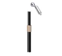 Double Head 25-40cm Extendable Iron Camera Rod 1/4" Thread Rotatable Mount for Mobile Live Streaming Equipment Heavy Duty Selfie Stick Tripod Adapter Live Streaming Equipment Accessories Multi Phone