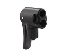 Double-Head Bicycle Pump Adapter Valve, Quick Pump Accessories | Replacement Nozzle For Presta Valves, Plastic Bike Tire Inflator Parts For Mountain Road Bikes, Black, 1/2/3 Pcs