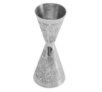 Double Head Cocktail Jigger Stainless Steel Bartending Measuring Cup Engraved Professional Bar Tool for Home and Craft Bars 30ml 45ml