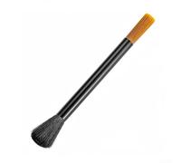 Double-Head Coffee Cleaning Brush for Grinder Burrs & Counters - Soft Nylon Bristles Remove Grounds Without Scratching - for barista Tool for Espresso Machines(1pc)