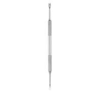 Double Head Cuticle Pusher Scraper, Stainless Nails Polishing Remover for Efficient Nails Prepare in Beauty Salons Ergonomic Design