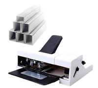 Double Head Electric Stapler, Quiet Operation with 30 Sheet Capacity, Jam Free for Heavy Duty Office Use