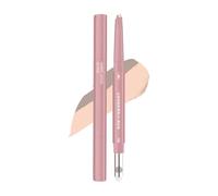 Double Head Eyebrow Pencil, Compact & Lightweight, 15/3/3cm, Eye Brightening Stick, Contouring Highlighter Stick, Lightweight and Gentle, for Nose Bridge and Brow
