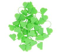 Double Head Fixed Greenhouse Clamp,100PCS Greenhouse Clamp Plastic Double Head Shading Garden Hoop Greenhouse Clip Fiberglass Gardening Supplies (Light Green)