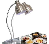 Double Head Food Warmer Lamp for Parties & Buffets - Multi-Directional Heat, Perfect for Pizza, Steak, Fried Chicken