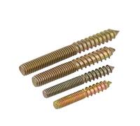 Double Head Hanger Bolts ， Double Head Hanger Bolts For Wood To Metal Furniture Self Tapping Screws M6/M8 3/5/10 Pcs(M6x40 5Pcs)