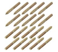 Double Head Hanger Bolts ， Hanger Bolt Double Headed M4 Thread Dual End Self-Tapping Screw 25-30mm For Furniture 20 pcs(M4x25mm 20pcs)
