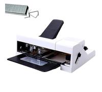 Double Head Heavy Duty Stapler - Labor-Saving Lever, 50 Sheet Capacity, Adjustable Paper Entry Depth for Factories, Offices, and Homes